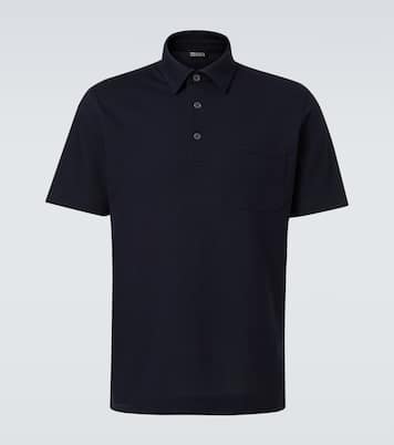 Logo cotton polo shirt | Zegna