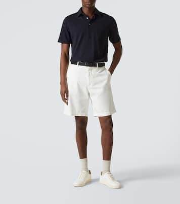 Logo cotton polo shirt | Zegna