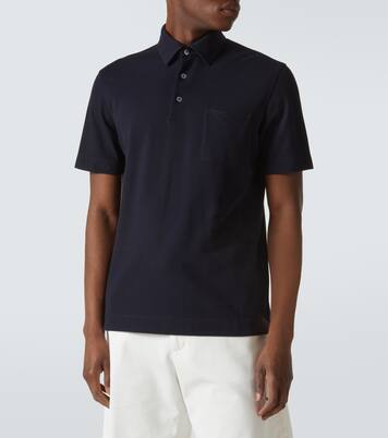 Logo cotton polo shirt | Zegna