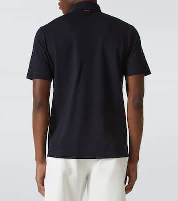 Logo cotton polo shirt | Zegna