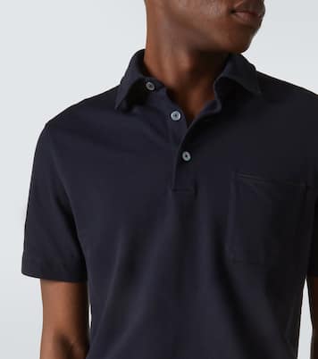 Logo cotton polo shirt | Zegna