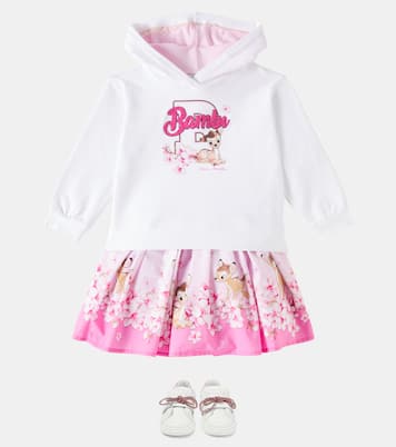 Sudadera con capucha en mezcla de algodón | Monnalisa