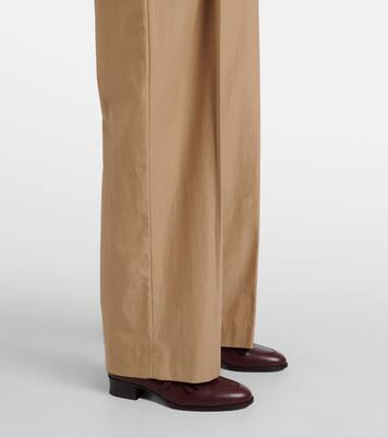 Pantalones anchos de algodón y lana | Vince