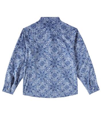Printed cotton shirt | Brunello Cucinelli Kids