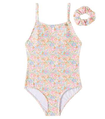 Eyma floral one piece and scrunchy set | Bonpoint