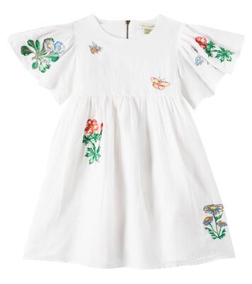 Robe en lin et coton à fleurs | Stella McCartney Kids