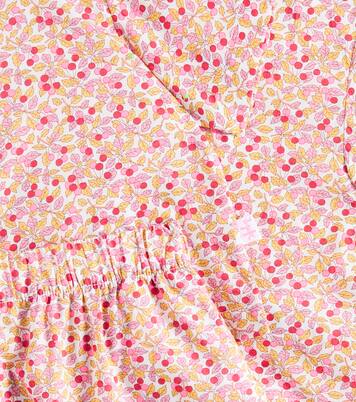 Floral cotton shirt and shorts set | Il Gufo