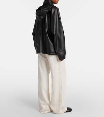 Oversize-Bomberjacke Jilly aus Leder | The Row