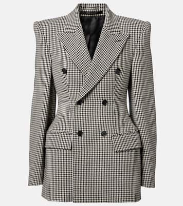 Houndstooth wool blazer | Balenciaga