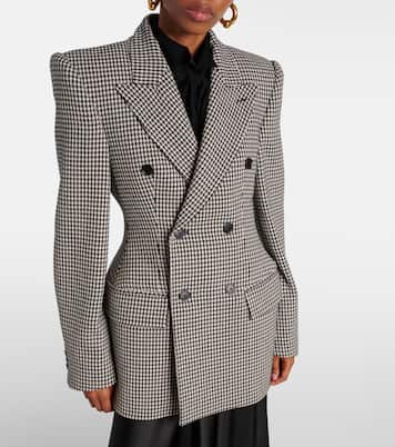 Houndstooth wool blazer | Balenciaga