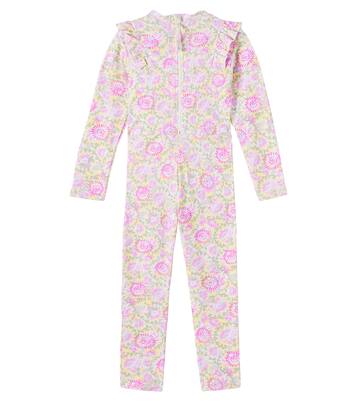 Linette floral ruffled bathing jumpsuit | Louise Misha