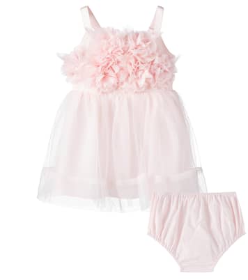 Baby Bebe Peony tulle dress and bloomers set | Tutu Du Monde