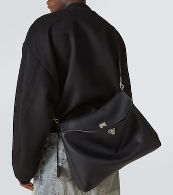 Rodeo leather messenger bag | Balenciaga