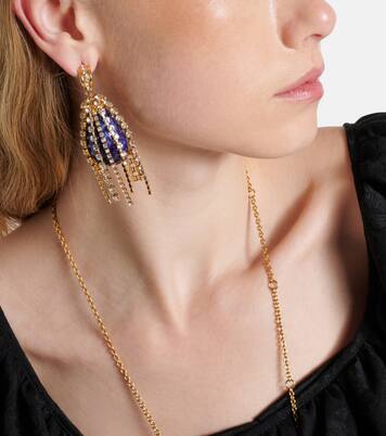 Pendientes largos con cristales | Chloé