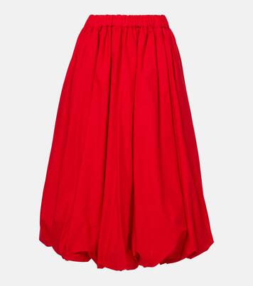 Midirock aus Baumwolle | Noir Kei Ninomiya