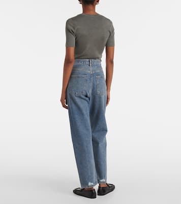 Mid-Rise Straight Jeans | Agolde