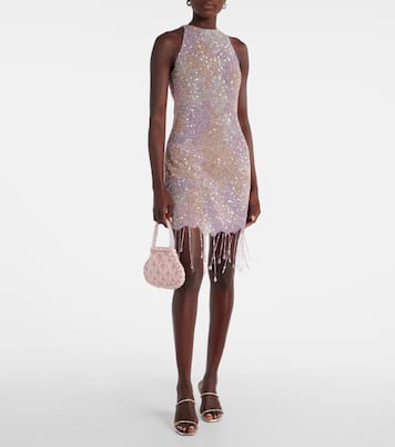 Scallop Mini embellished tote bag | Clio Peppiatt