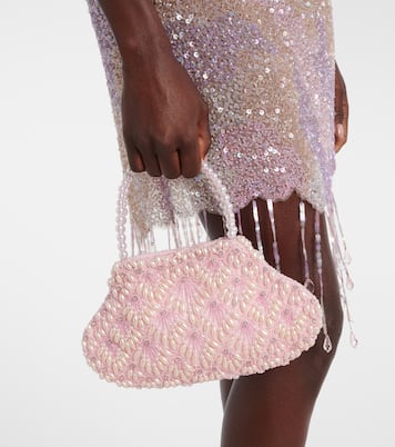 Scallop Mini embellished tote bag | Clio Peppiatt