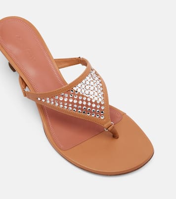 Cameron 45 embellished thong sandals | Amina Muaddi