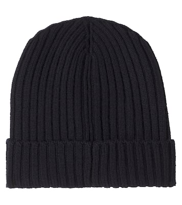 Berretto in lana a coste con logo | Dolce&Gabbana Kids
