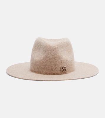 Monogram wool-blend felt fedora | Ruslan Baginskiy