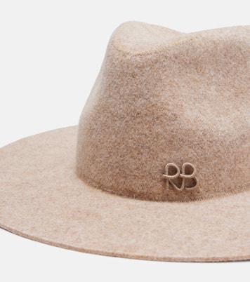 Monogram wool-blend felt fedora | Ruslan Baginskiy