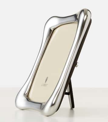 Anton platinum-plated picture frame | L'Objet