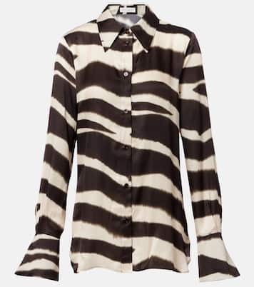 Printed satin shirt | Nina Ricci