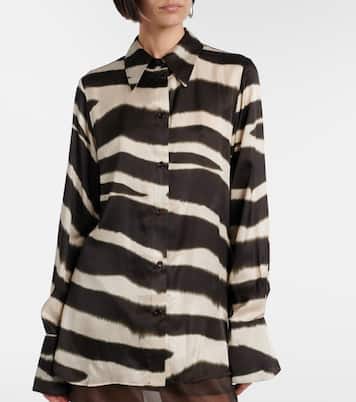 Printed satin shirt | Nina Ricci