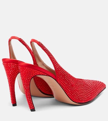 Viper 95 embellished slingback pumps | The Attico