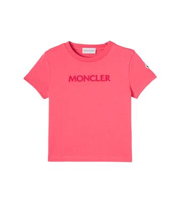 Logo embroidered cotton jersey T-shirt | Moncler Enfant
