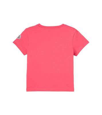 Logo embroidered cotton jersey T-shirt | Moncler Enfant