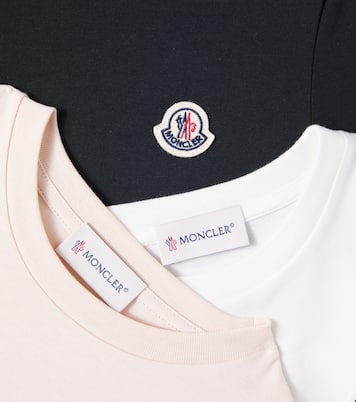 Set of 3 cotton jersey T-shirts | Moncler Enfant
