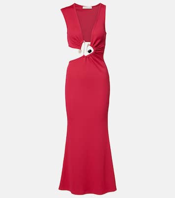 Cutout gathered maxi dress | Christopher Esber