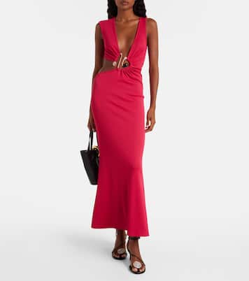 Cutout gathered maxi dress | Christopher Esber