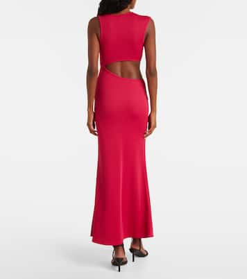 Cutout gathered maxi dress | Christopher Esber