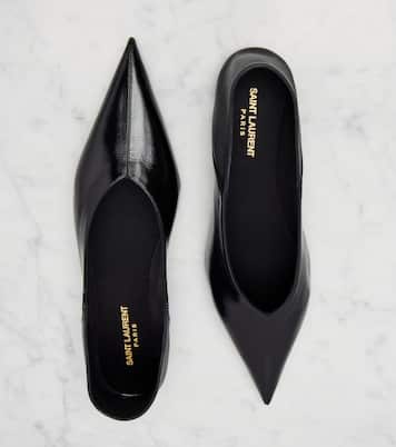 Ballerinas Carolyn aus Leder | Saint Laurent