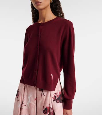 Embroidered cashmere and wool cardigan | Erdem