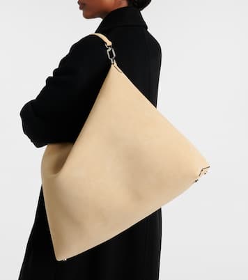 Tote Bag Bevel aus Veloursleder | Toteme