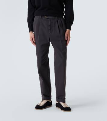 Cotton straight pants | Brunello Cucinelli