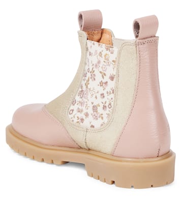 Kana floral leather Chelsea boots | Wheat