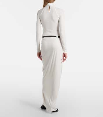 Belted draped gown | Coperni