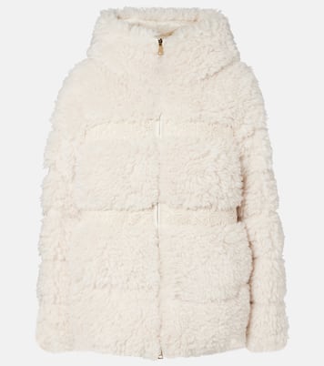 Verie macramé teddy down jacket | Moncler