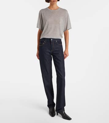 Low-Rise Straight Jeans | Toteme