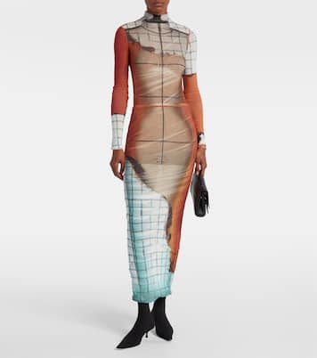 Maxirock Fire aus Tüll | Jean Paul Gaultier