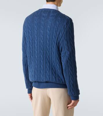 Cable-knit cotton sweater | Polo Ralph Lauren