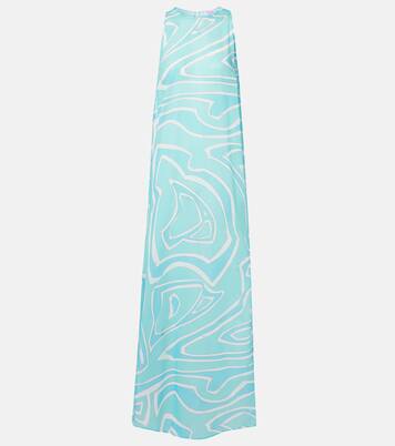 Labirinto cotton gauze maxi dress | Pucci