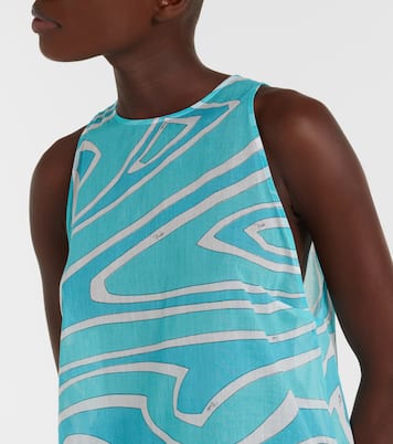 Labirinto cotton gauze maxi dress | Pucci