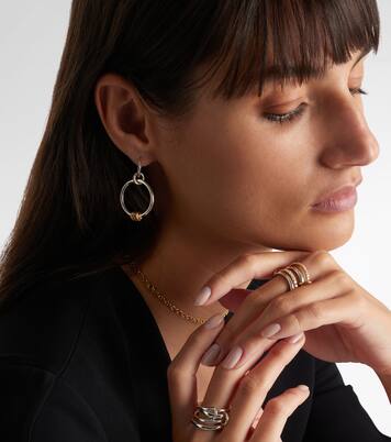 Ohrringe Asha aus Sterlingsilber mit 18kt Gelbgold (750/1000) | Spinelli Kilcollin