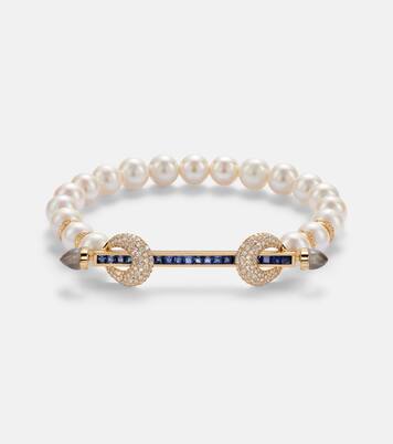 Bracelet Chakra en or 18 ct et pierres précieuses | Ananya